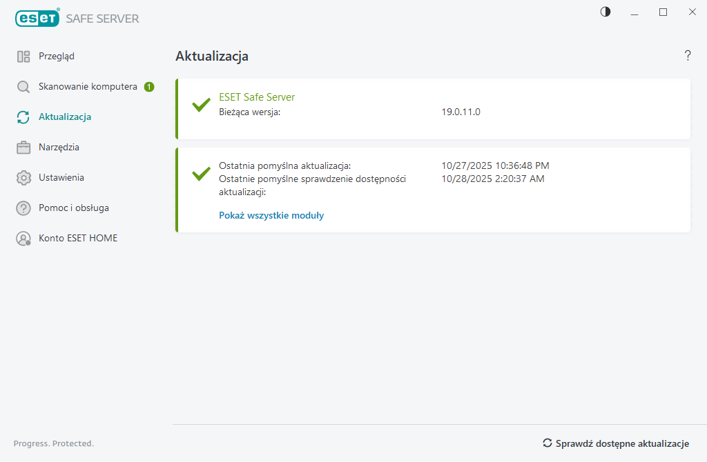 Procedura aktualizacji Procedura aktualizacji