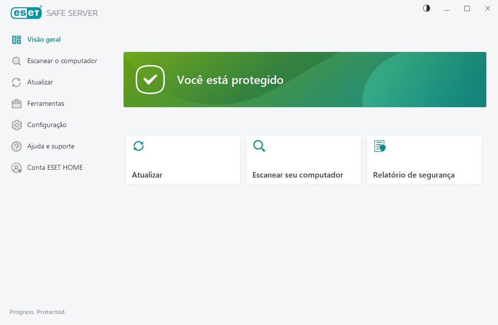 Status da proteção