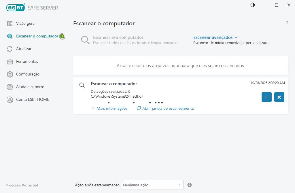 Escanear o computador