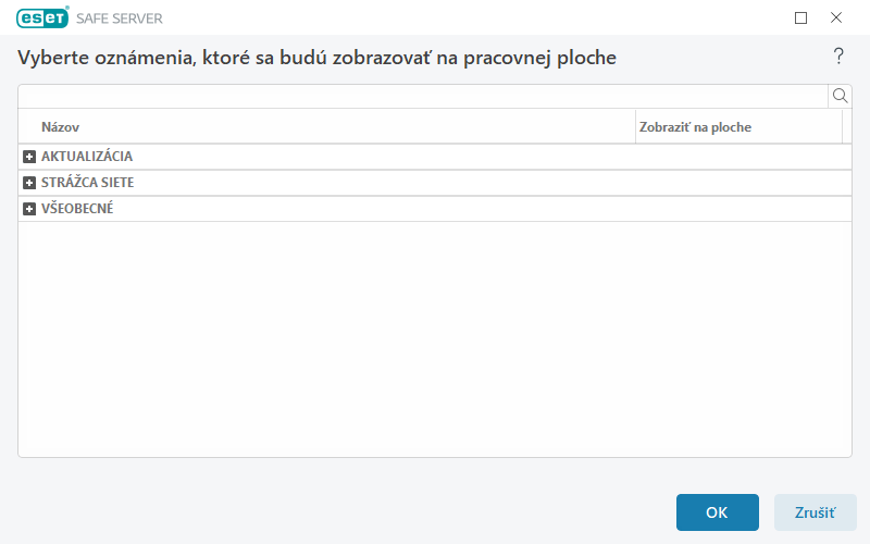 Oznámenia na ploche Oznámenia na ploche