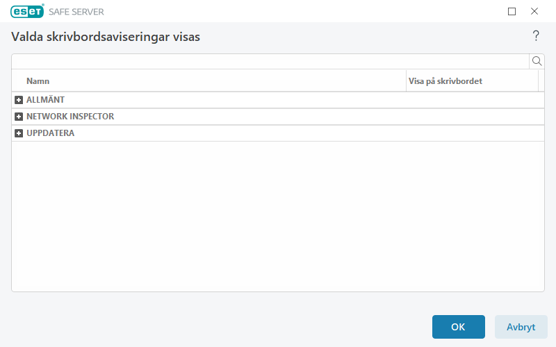 Meddelanden på skrivbordet