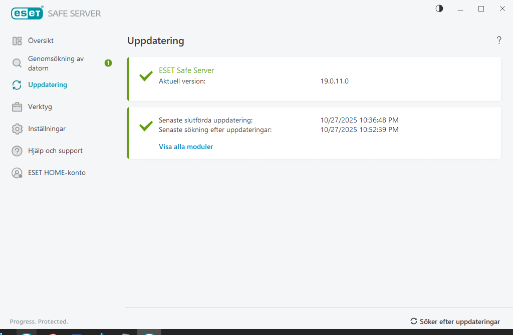 Uppdateringsprocessen