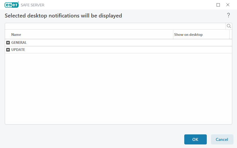 Desktop notifications