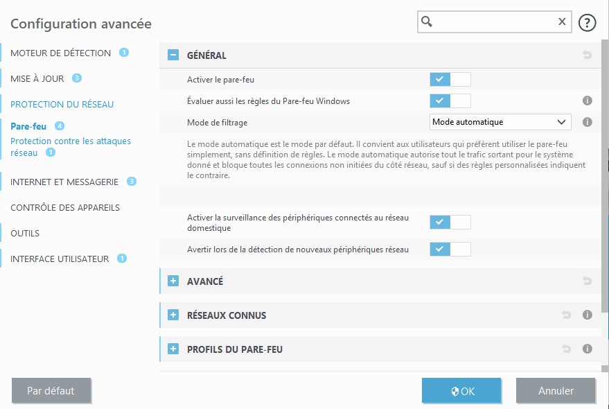 CONFIG_EPFW_MODE_FILTERING