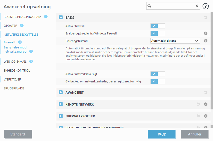 CONFIG_EPFW_MODE_FILTERING