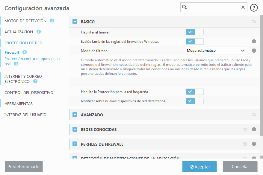 CONFIG_EPFW_MODE_FILTERING