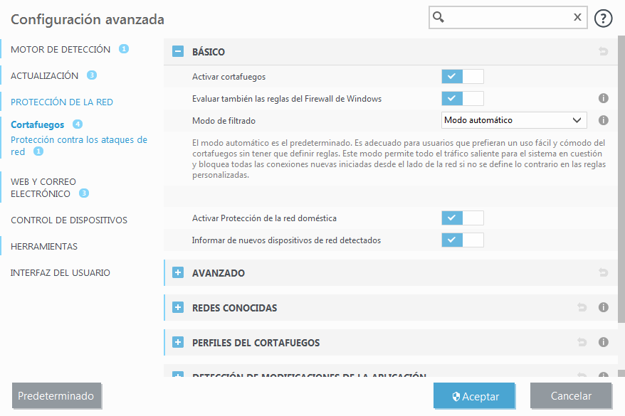 CONFIG_EPFW_MODE_FILTERING