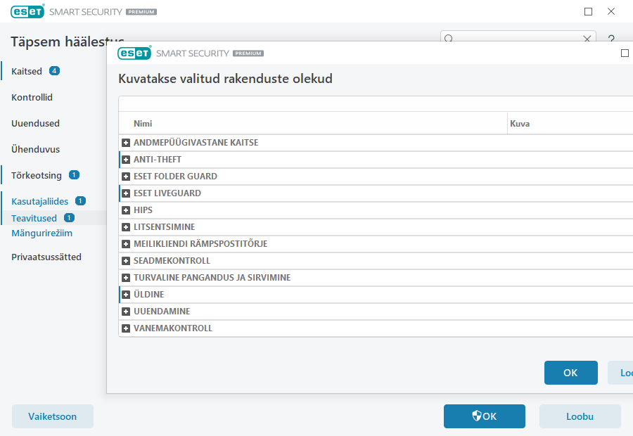 Teavitused Teavitused