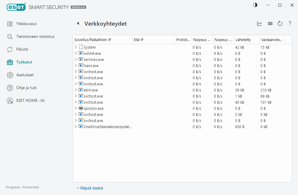 Verkkoyhteydet
