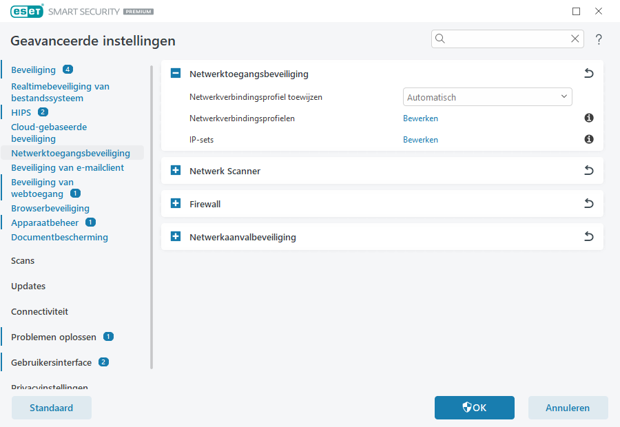 Netwerktoegangsbeveiliging