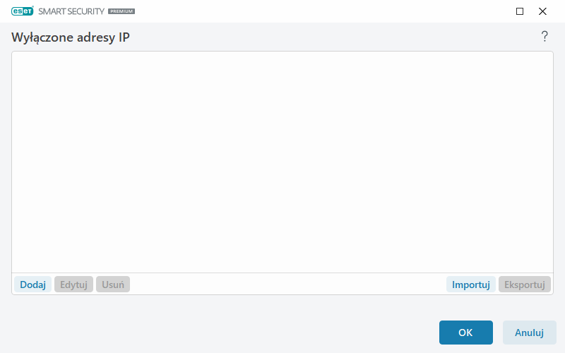Wykluczony adres IP