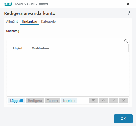 Ta bort en URL-adress