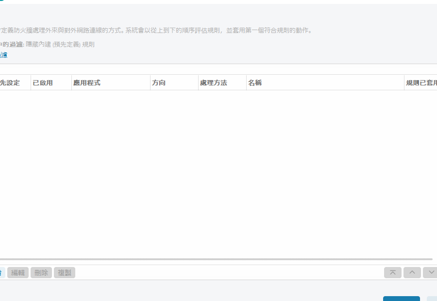 防火牆規則 防火牆規則