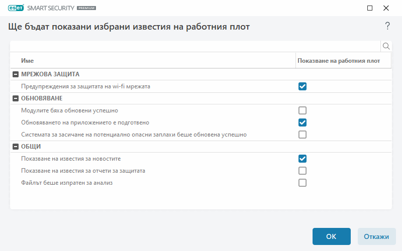 Известия на работния плот Известия на работния плот