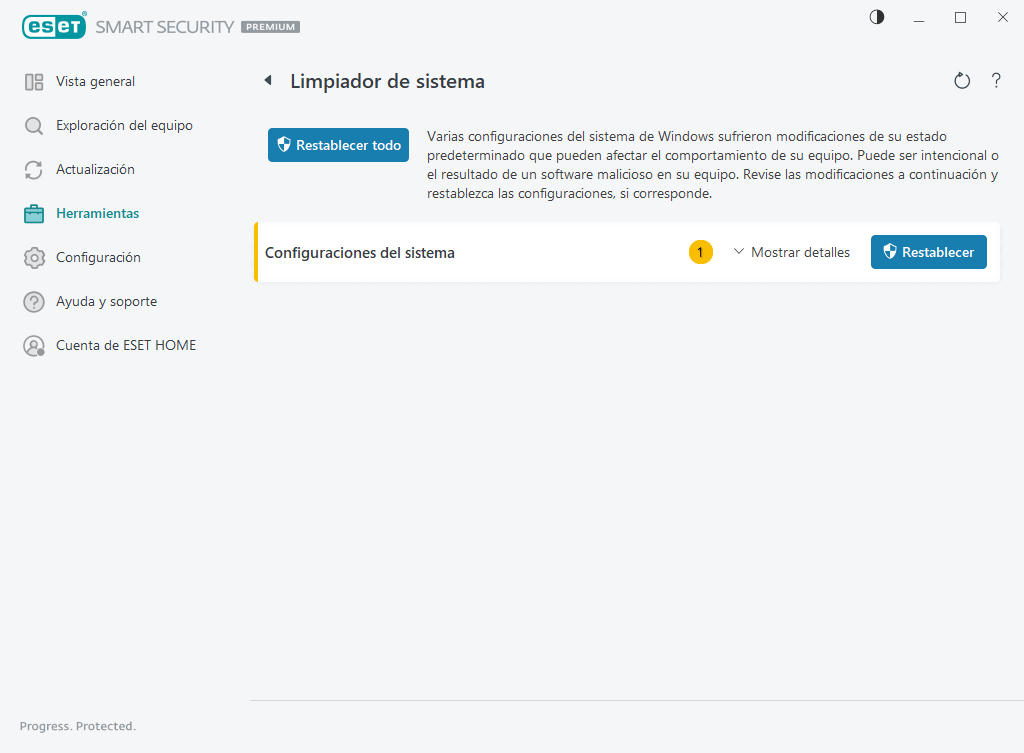 Limpiador de sistema Limpiador de sistema