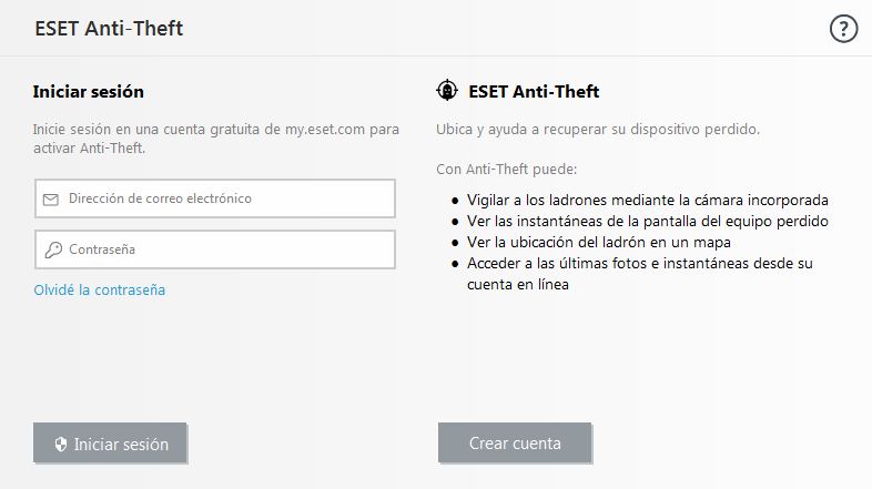 Inicie sesión en ESET HOME Inicie sesión en ESET HOME