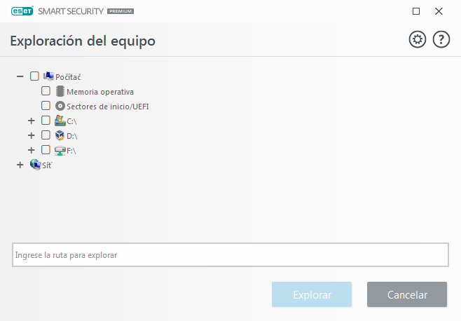 Exploración personalizada Exploración personalizada