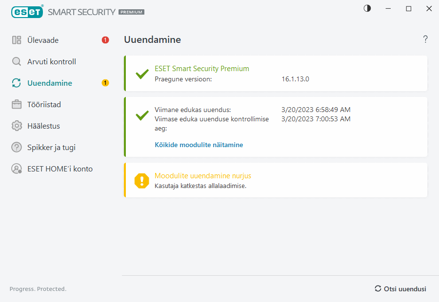 Moodulite uuendamine nurjus Moodulite uuendamine nurjus