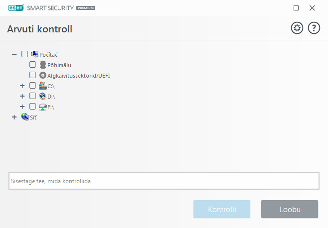 Kohandatud kontroll Kohandatud kontroll