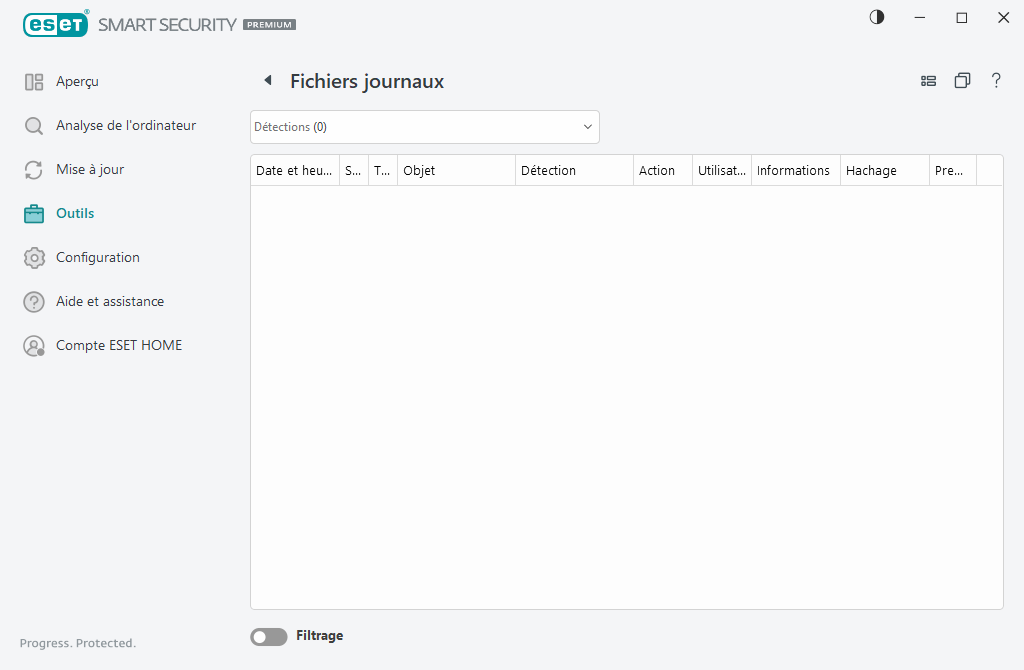 Fichiers journaux Fichiers journaux