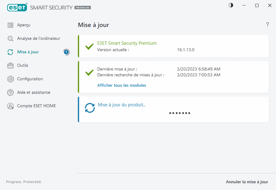 Processus de mise à jour Processus de mise à jour