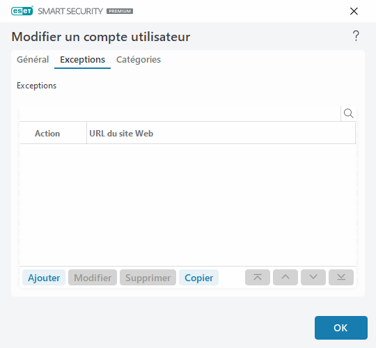 Modifier un compte utilisateur Modifier un compte utilisateur