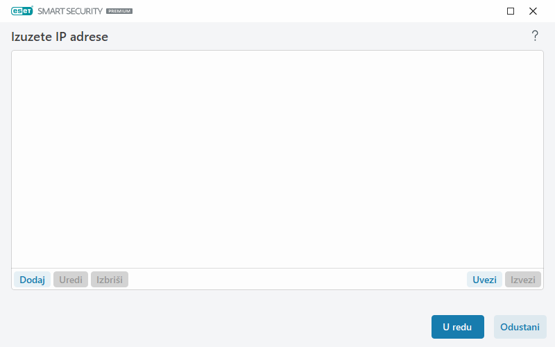Izuzeti IP Izuzeti IP