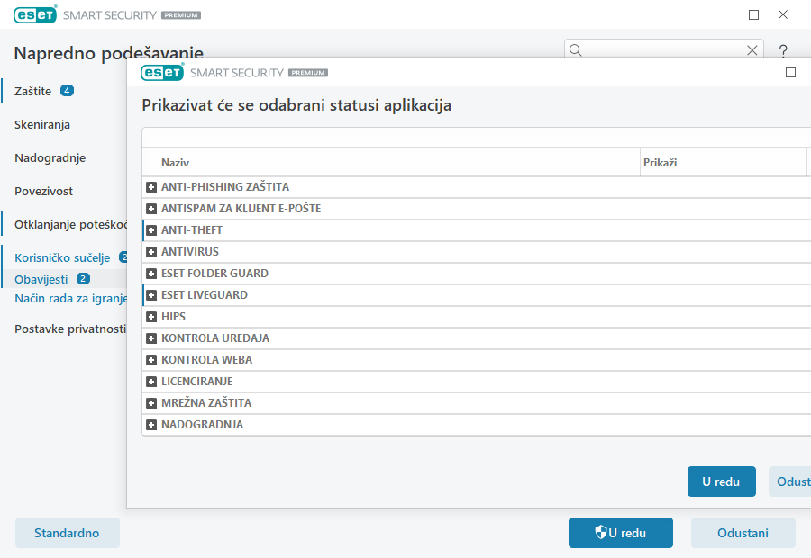Obavijesti Obavijesti