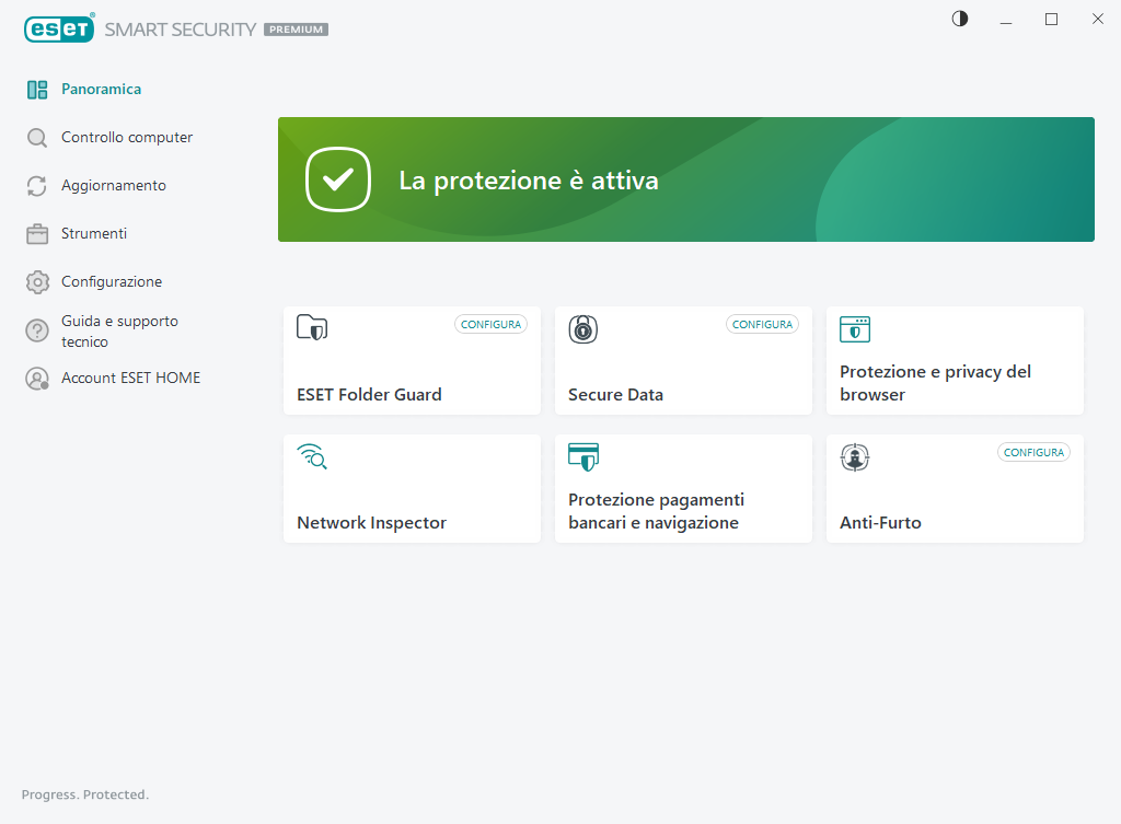 Stato protezione Stato protezione