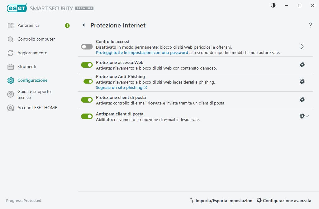 Protezione Internet