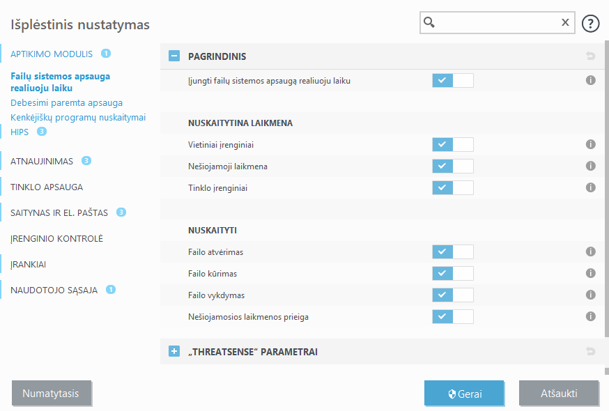 Failų sistemos apsauga realiuoju laiku Failų sistemos apsauga realiuoju laiku