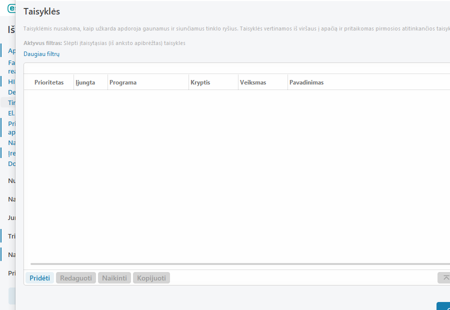 Užkardos taisyklės
