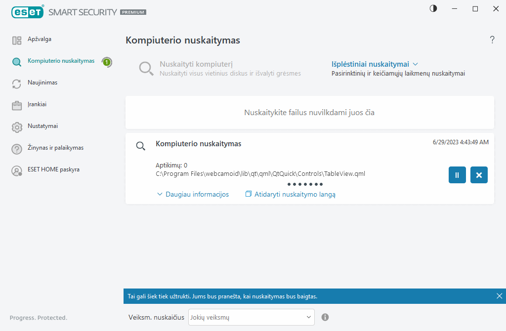 Kompiuterio nuskaitymas Kompiuterio nuskaitymas