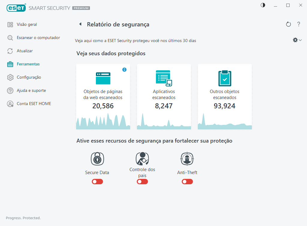 Relatório de segurança Relatório de segurança