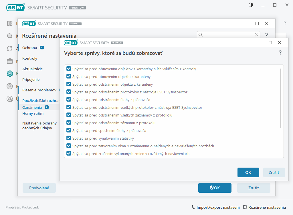 Potvrdzovacie správy