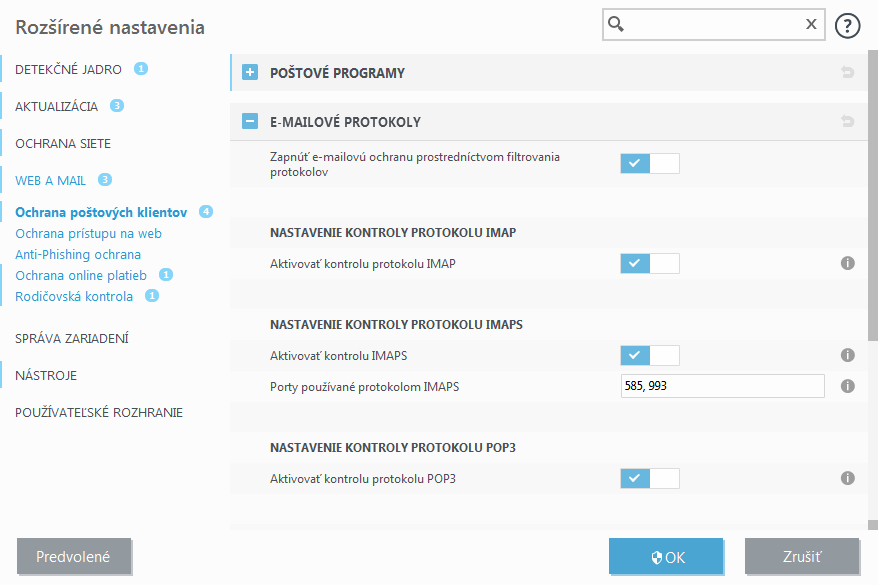 Ochrana prenosu e-mailov