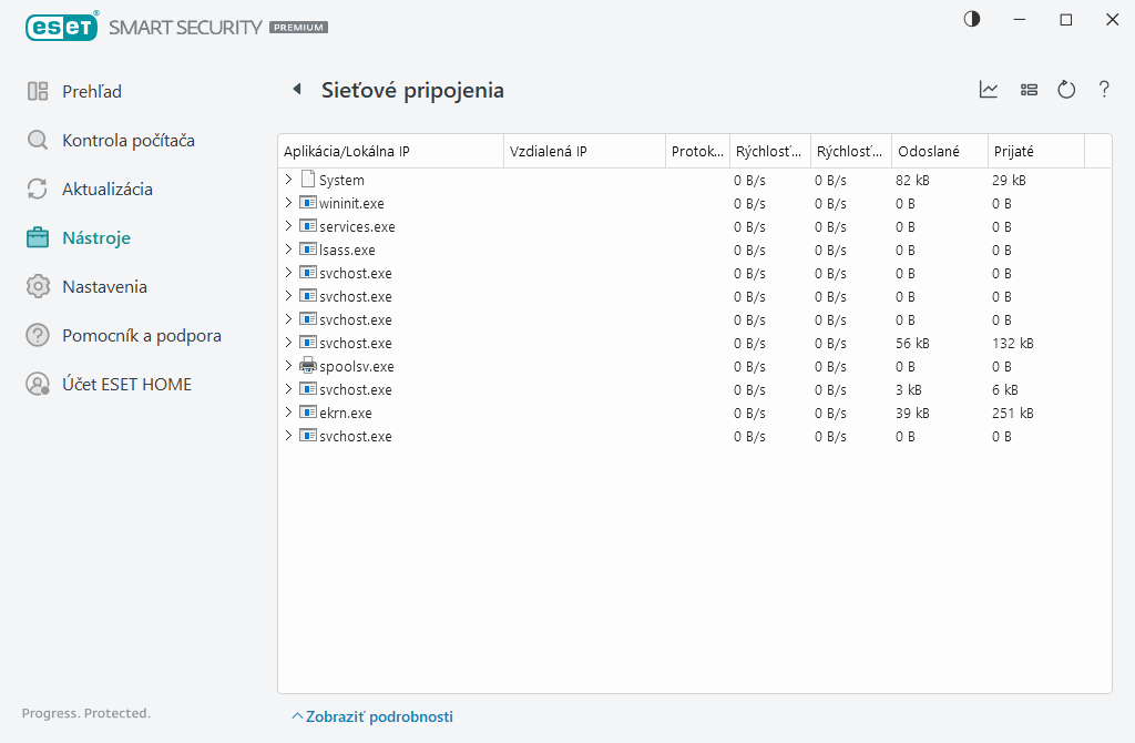 Sieťové pripojenia