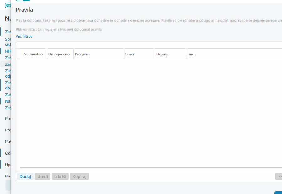 Pravila za požarni zid
