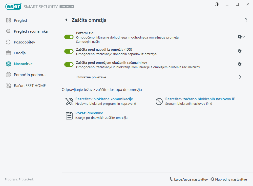 Zaščita omrežja Zaščita omrežja