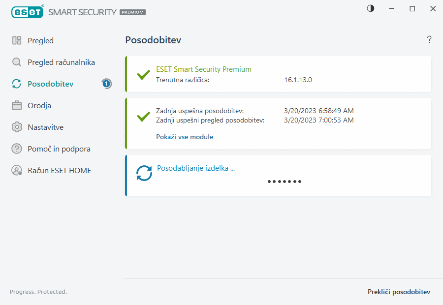 Proces posodabljanja