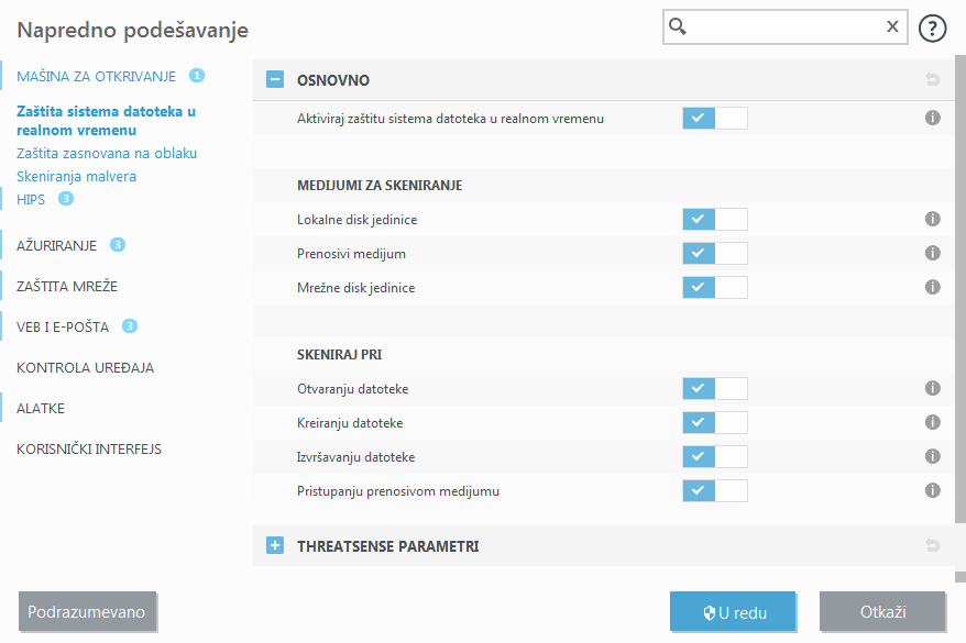 Zaštita sistema datoteka u realnom vremenu Zaštita sistema datoteka u realnom vremenu