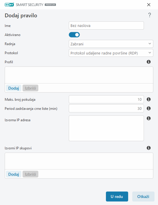 Uređivač pravila Uređivač pravila