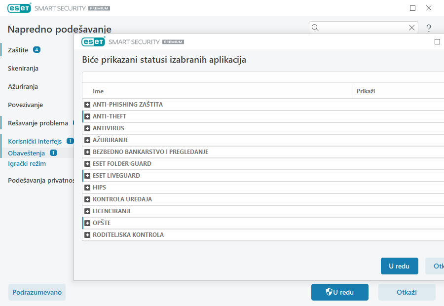 Obaveštenja Obaveštenja
