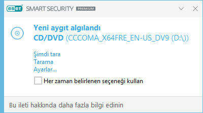 Yeni cihaz algılandı