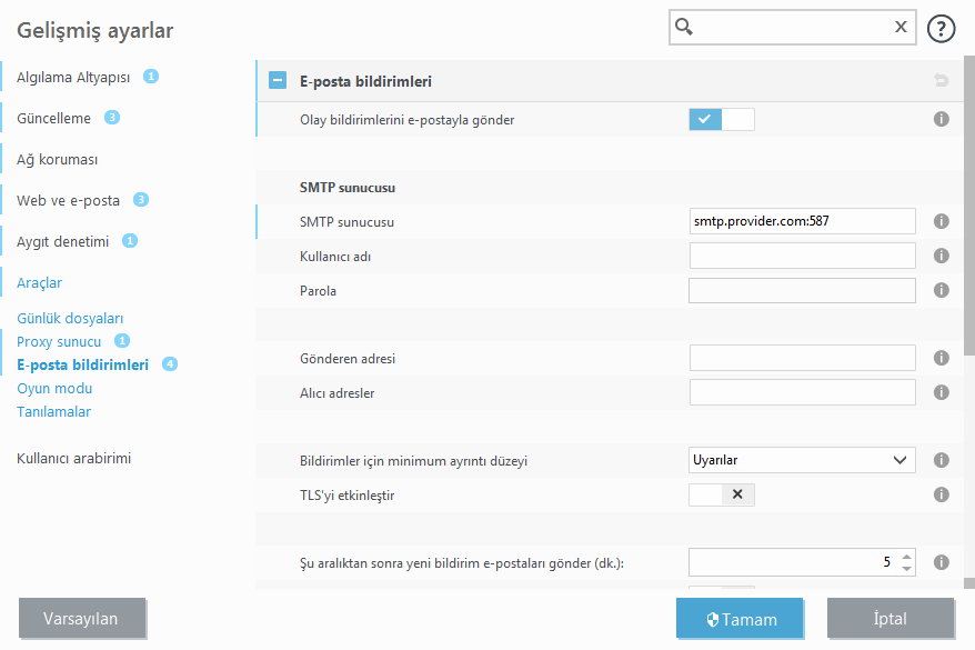 Bildirimleri iletme Bildirimleri iletme
