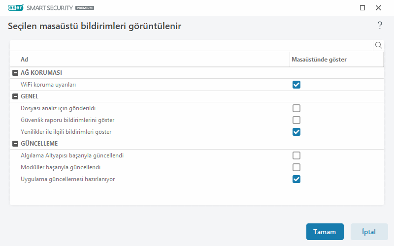 Masaüstü bildirimleri