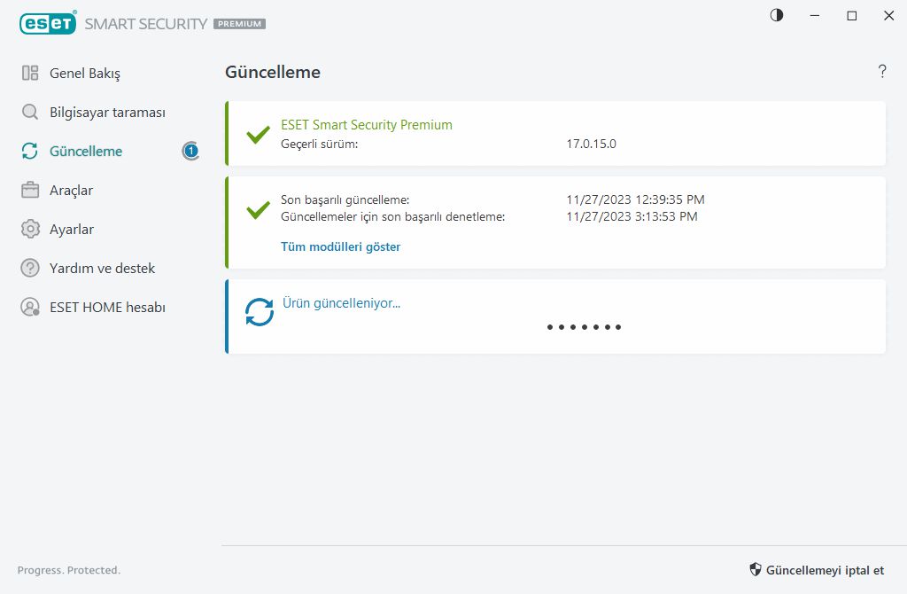 Güncelleme modülleri Güncelleme modülleri