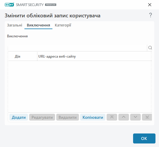 Видалити URL-адресу Видалити URL-адресу