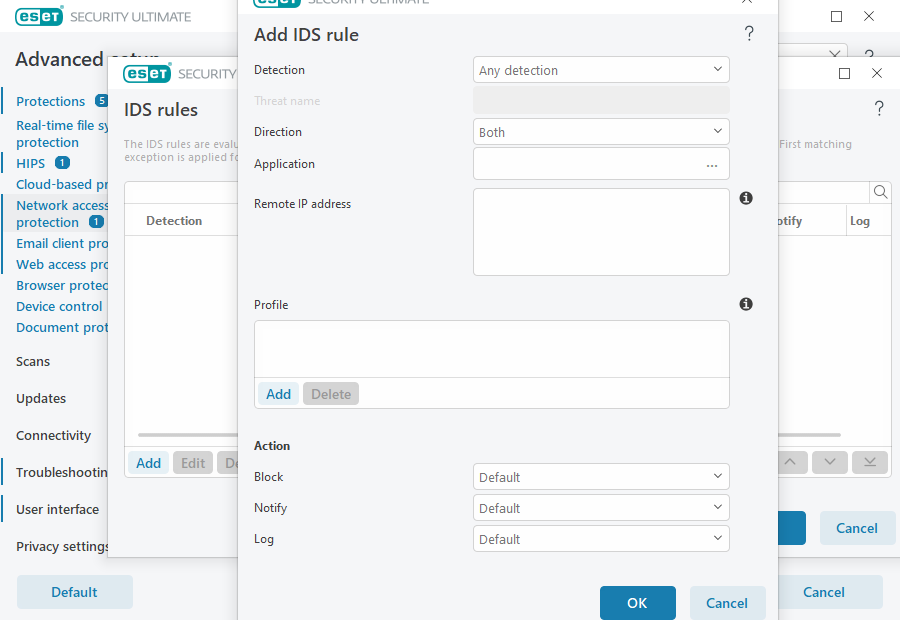 Add IDS rule