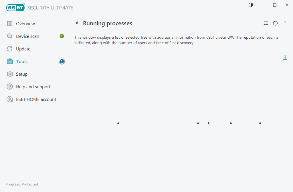 Running processes